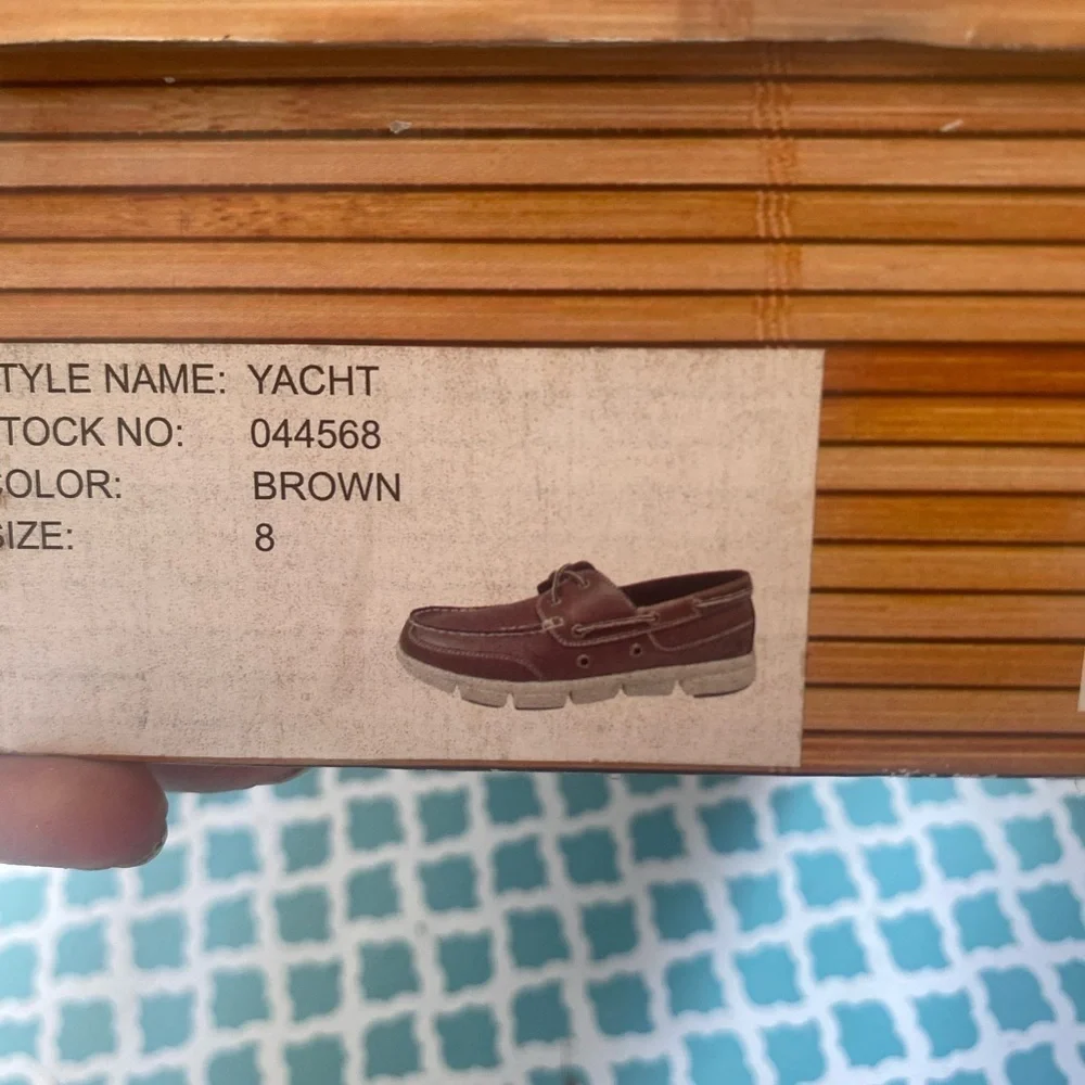 Island Surf Company COD Men's Boat Shoe Dark Brown - 8